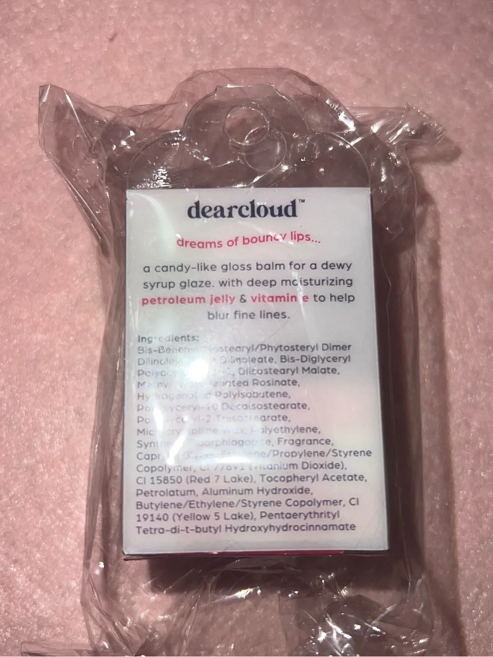 Dearcloud Dewy Lip Jam - Pink Lychee Jam